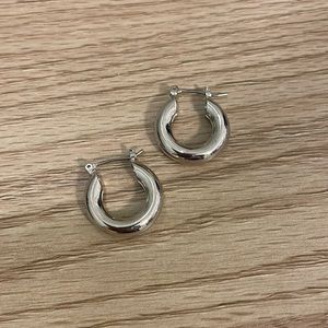 Silver Hoop Earrings